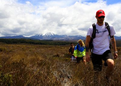 Hiking in the Tongariro National Park